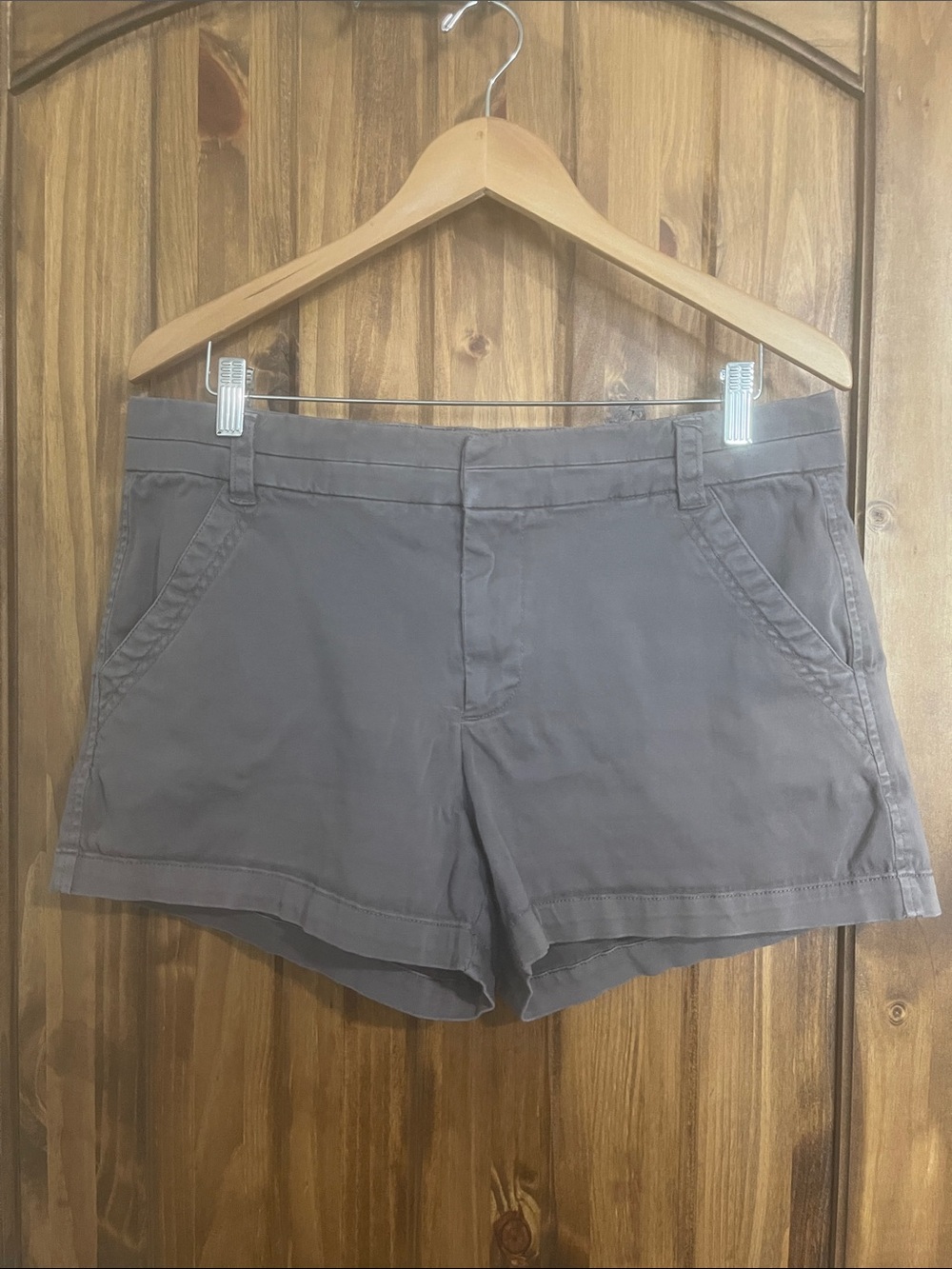 Tinsel Gray Casual Bermuda Shorts